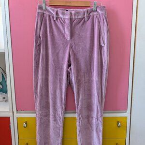 THE EMPOWER VELVET SLIM CROP PANT